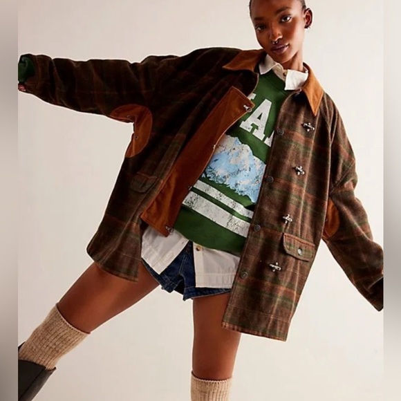 Free People Jackets & Blazers - Free People We The Free Wool Barn Coat